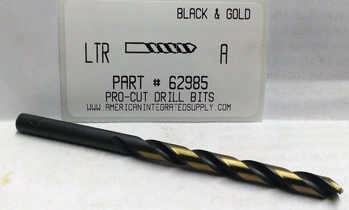 LTR A M7 HSS 135° SPLIT POINT BLACK & GOLD JOBBER DRILL BIT