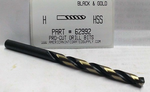 LTR H M7 HSS 135° SPLIT POINT BLACK & GOLD JOBBER DRILL BIT