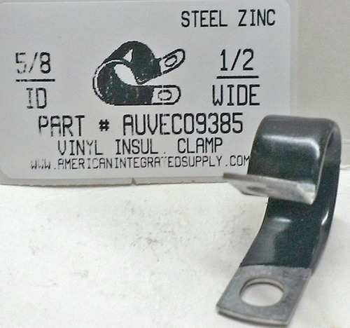 5/8 ID VINYL INSULATED CLAMP 1/2" WIDE