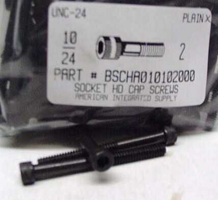 #10-24X2 SOCKET HEAD CAP SCREW ALLOY STEEL BLACK