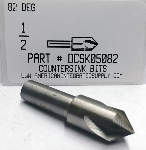 1/2" 3 FLUTE COUNTERSINK HSS 82 DEGREE