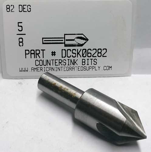 5/8" 3 FLUTE COUNTERSINK HSS 82 DEGREE