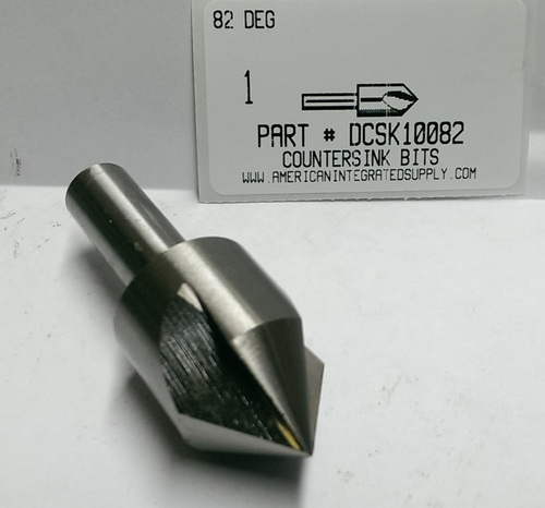 1" 3 FLUTE COUNTERSINK HSS 82 DEGREE