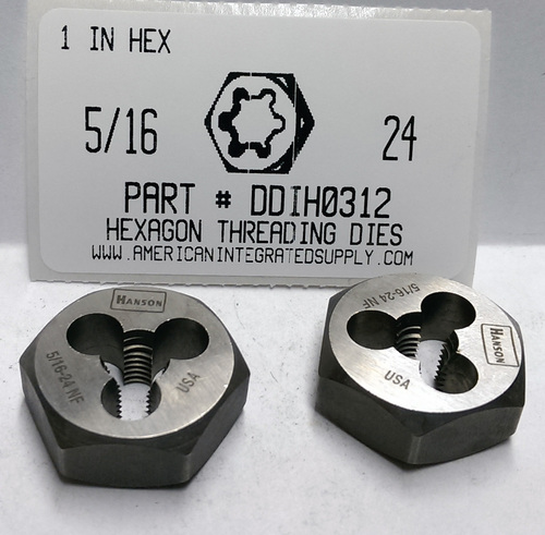 5/16-24 HIGH CARBON DIE 1" HEX