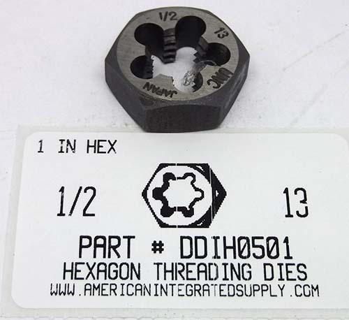 1/2-13 HIGH CARBON DIE 1" HEX