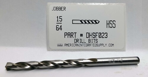 15/64 HSS DRILL JOBBER LENGTH BRIGHT