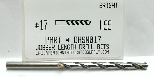 #17 HSS DRILL JOBBER LENGTH BRIGHT