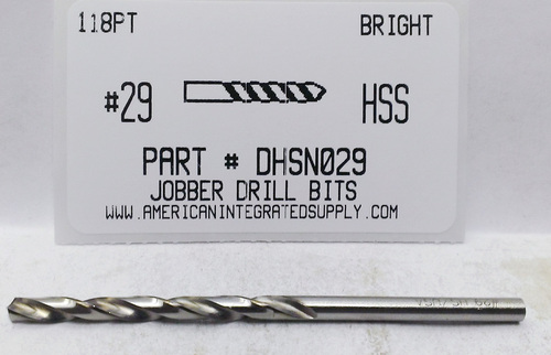 #29 HSS DRILL JOBBER LENGTH BRIGHT