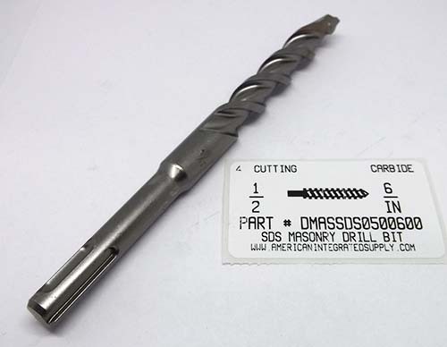 1/2X6 MASONRY DRILL SDS 4" CUTTING