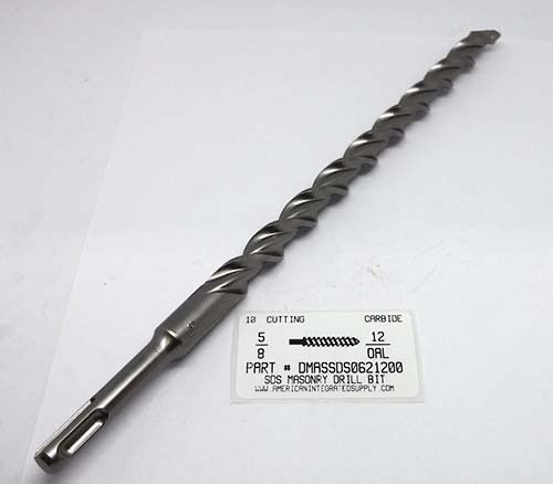 5/8X12 MASONRY DRILL SDS 10" CUTTING