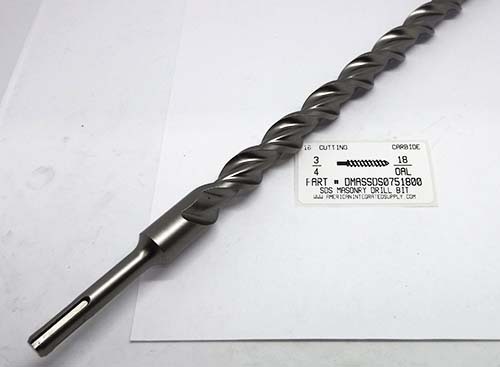 3/4X18 MASONRY DRILL SDS 16" CUTTING