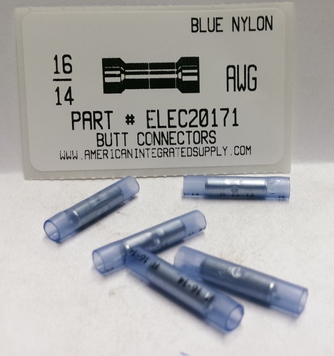 BUTT CONNECTOR 16-14GA NYLON