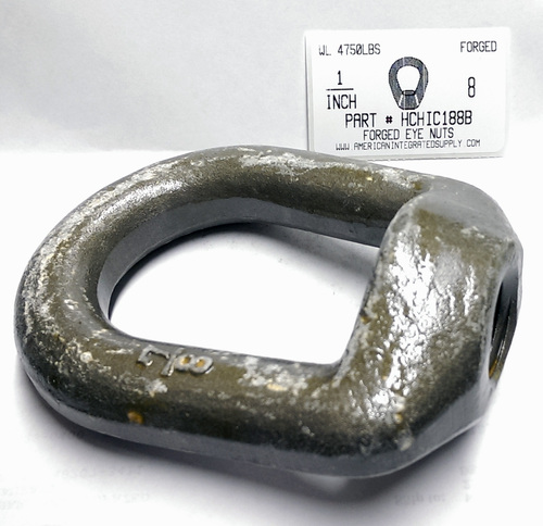 1-8 FORGED EYE NUT RATED CAPACITY 10000 LBS