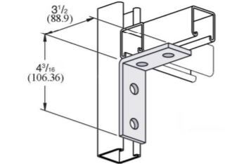 4 HOLE CORNER ANGLE STEEL EG