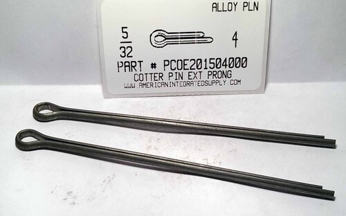 5/32X4 COTTER PIN EXTENDED PRONG STEEL PLAIN (DISCONTINUED)