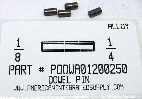 1/8X1/4 DOWEL PIN ALLOY STEEL PLAIN