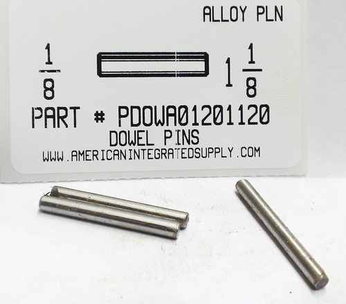 1/8X1-1/8 DOWEL PIN ALLOY STEEL PLAIN