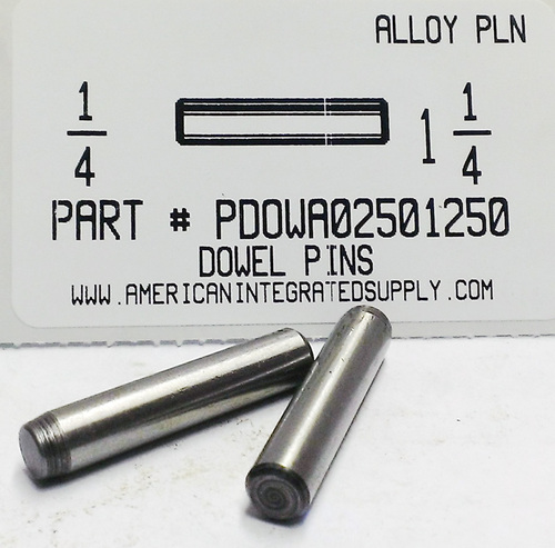 1/4X1-1/4 DOWEL PIN ALLOY STEEL PLAIN