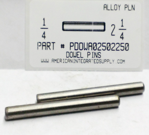 1/4X2-1/4 DOWEL PIN ALLOY STEEL PLAIN