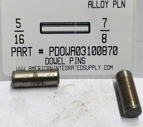 5/16X7/8 DOWEL PIN ALLOY STEEL PLAIN (DISCONTINUED)