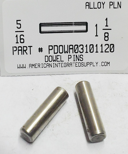 5/16X1-1/8 DOWEL PIN ALLOY STEEL PLAIN (DISCONTINUED)