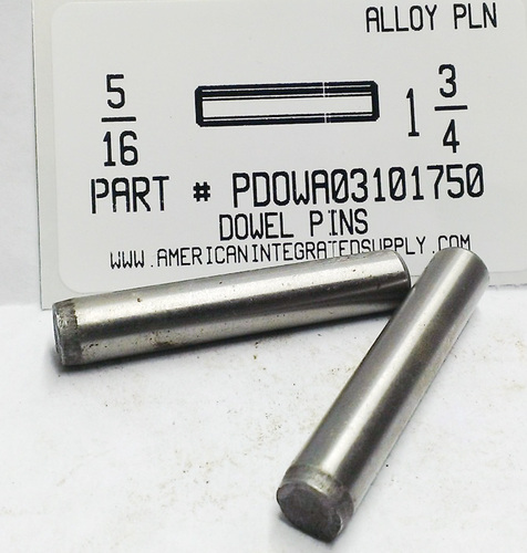 5/16X1-3/4 DOWEL PIN ALLOY STEEL PLAIN