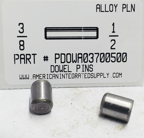 3/8X1/2 DOWEL PIN ALLOY STEEL PLAIN (DISCONTINUED)