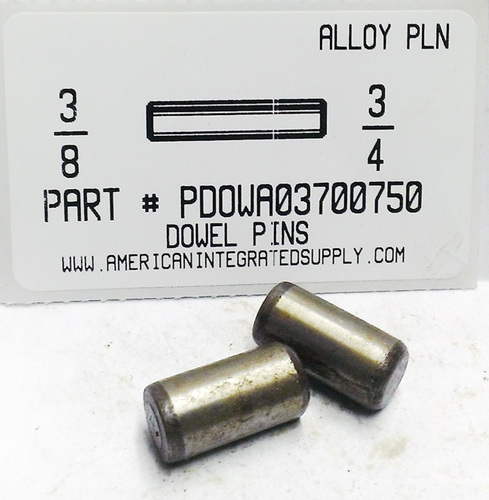 3/8X3/4 DOWEL PIN ALLOY STEEL PLAIN