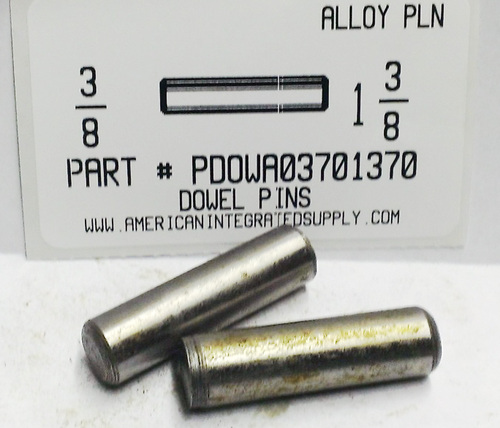 3/8X1-3/8 DOWEL PIN ALLOY STEEL PLAIN