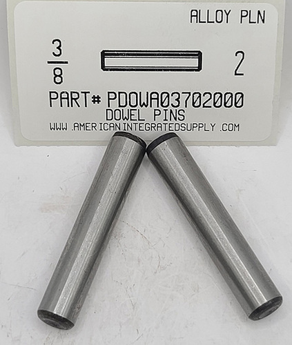 3/8X2 DOWEL PIN ALLOY STEEL PLAIN (DISCONTINUED)