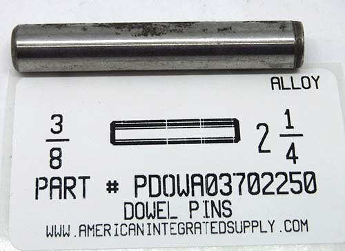 3/8X2-1/4 DOWEL PIN ALLOY STEEL PLAIN