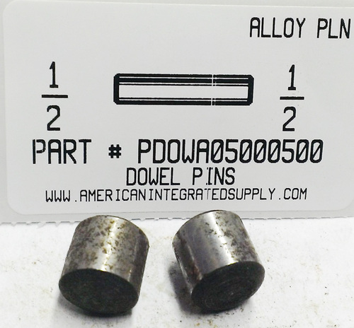 1/2X1/2 DOWEL PIN ALLOY STEEL PLAIN (DISCONTINUED)