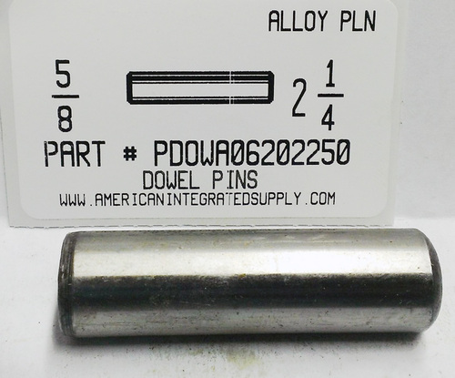 5/8X2-1/4 DOWEL PIN ALLOY STEEL PLAIN (DISCONTINUED)