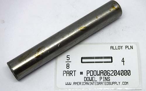 5/8X4 DOWEL PIN ALLOY STEEL PLAIN (DISCONTINUED)