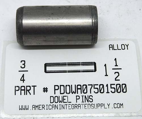 3/4X1-1/2 DOWEL PIN ALLOY STEEL PLAIN (DISCONTINUED)