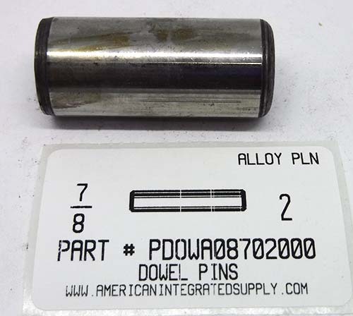 7/8X2 DOWEL PIN ALLOY STEEL PLAIN