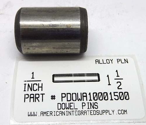 1X1-1/2 DOWEL PIN ALLOY STEEL PLAIN