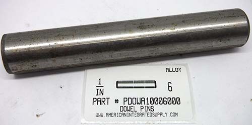 1X6 DOWEL PIN ALLOY STEEL PLAIN