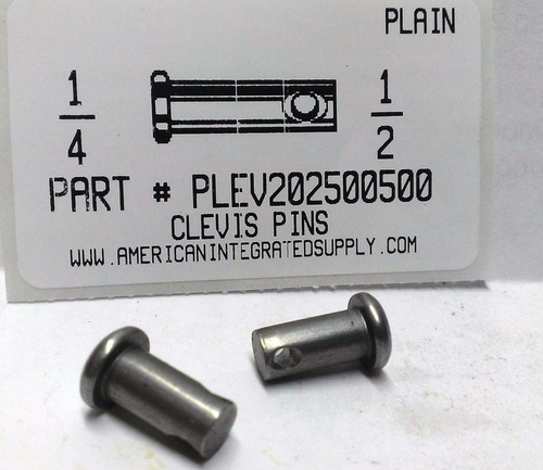 1/4X1/2 CLEVIS PIN STEEL PLAIN