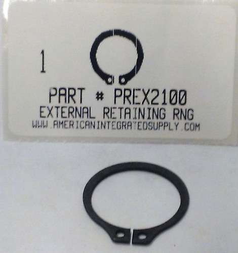 1" EXTERNAL RETAINING RING .940 GROOVE .925 FREE ID