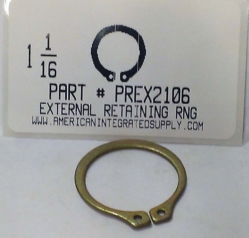 1-1/16 EXTERNAL RETAINING RING .998 GROOVE.982 FREE ID