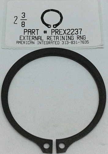 2-3/8 EXTERNAL RETAINING RING 2.24 GROOVE 2.197 FREE ID