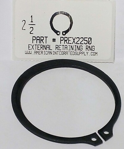 2-1/2" EXTERNAL RETAINING RING