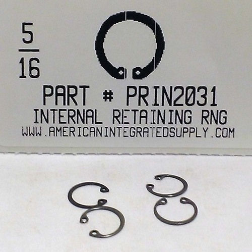 5/16" INTERNAL RETAINING RING STEEL .330 GROOVE