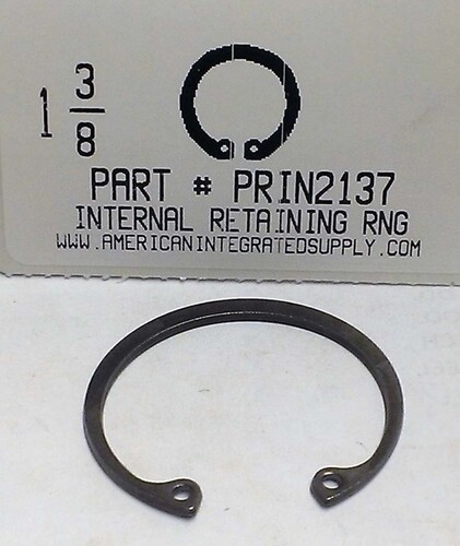 1-3/8" INTERNAL RETAINING RING STEEL