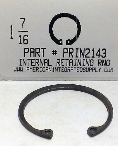 1-7/16" INTERNAL RETAINING RING STEEL