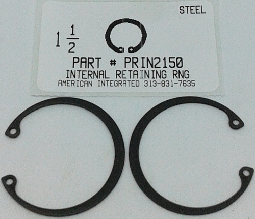 1-1/2" INTERNAL RETAINING RING STEEL