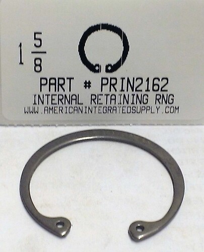 1-5/8" INTERNAL RETAINING RING STEEL