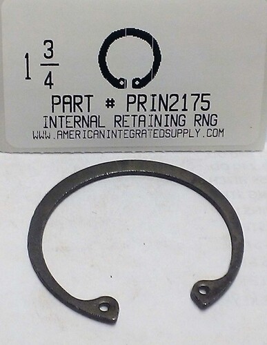 1-3/4" INTERNAL RETAINING RING STEEL