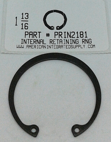 1-13/16" INTERNAL RETAINING RING STEEL